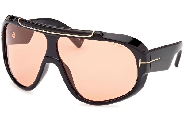 Sonnenbrille Tom Ford Rellen FT1093 01E Quadratisch Schwarz