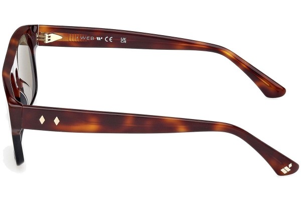 Sonnenbrille Web WE0359 56N Quadratisch Havanna