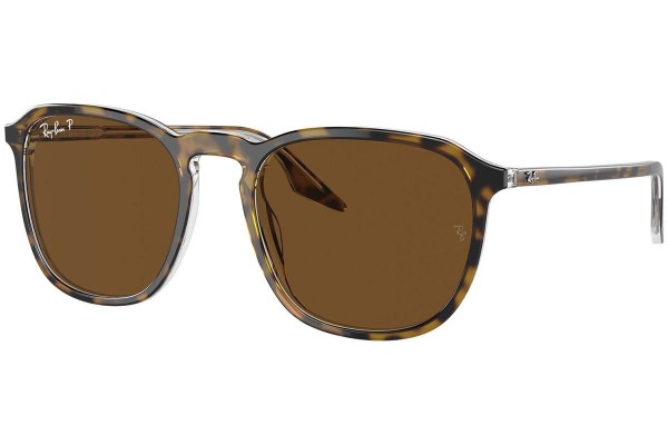 Sonnenbrille Ray-Ban RB2203 139357 Polarized Quadratisch Havanna