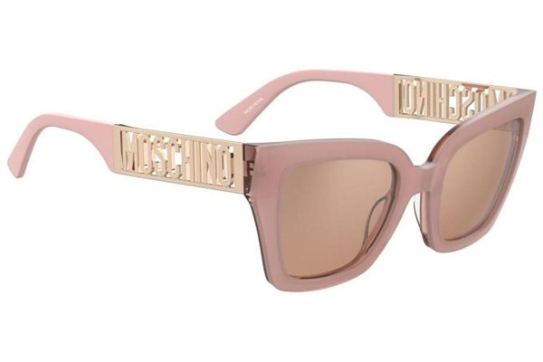 Sonnenbrille Moschino MOS161/S 35J/2S Rechteck Rosa