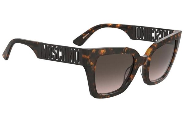 Sunglasses Moschino MOS161/S 086/HA Rechteck Havanna