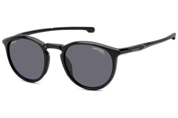 Sonnenbrille Carrera Ducati CARDUC035/S 807/IR Rund Schwarz