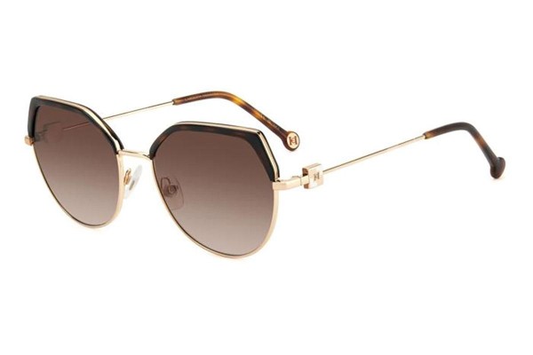 Sunglasses Carolina Herrera HER0238/S LVL/HA Rund Gold