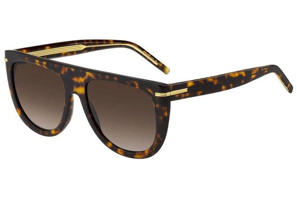 Sonnenbrille BOSS BOSS1655/S 086/HA Flat Top Havanna