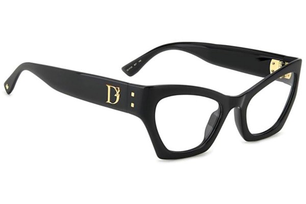 Glasses Dsquared2 D20133 807 Cat Eye Schwarz