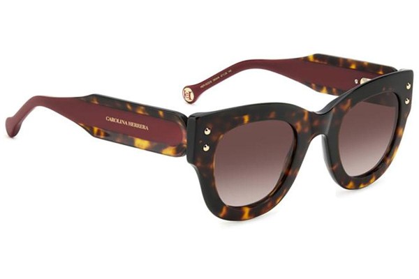 Sonnenbrille Carolina Herrera HER0222/S O63/HA Quadratisch Havanna