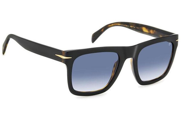 Sonnenbrille David Beckham DB7000/SFLAT WR7/08 Rechteck Schwarz