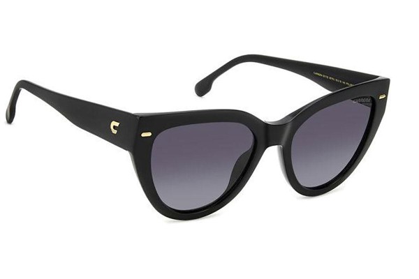 Sunglasses Carrera CARRERA3017/S 807/WJ Polarized Cat Eye Schwarz