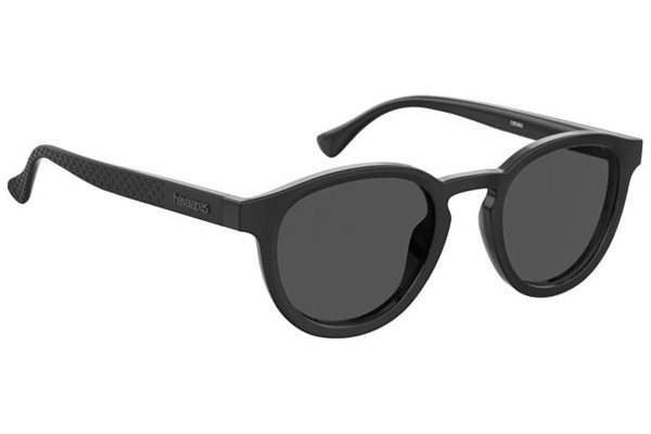 Sonnenbrille Havaianas CEDRO 807/IR Rund Schwarz