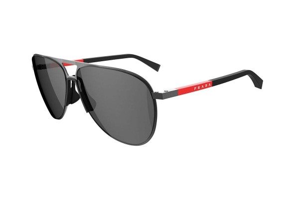 Sunglasses Prada Linea Rossa PS53ZS 1BO06F Pilot Schwarz