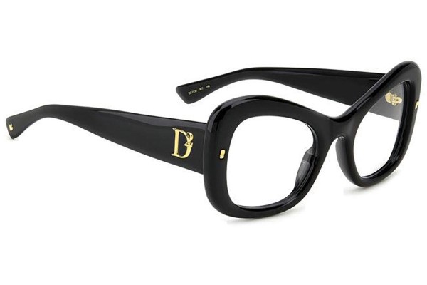 Glasses Dsquared2 D20138 807 Quadratisch Schwarz