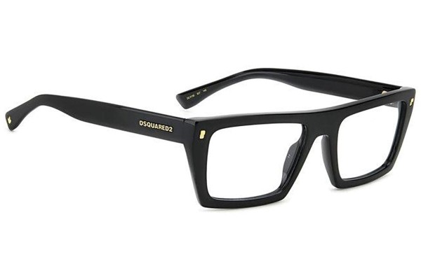 Brillen Dsquared2 D20130 807 Flat Top Schwarz