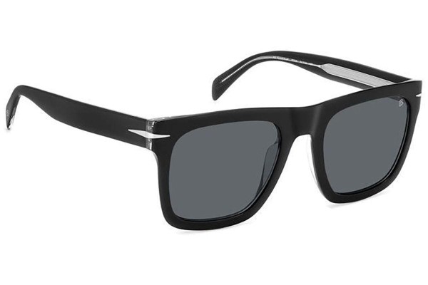 Sonnenbrille David Beckham DB7000/SFLAT 7C5/IR Rechteck Schwarz