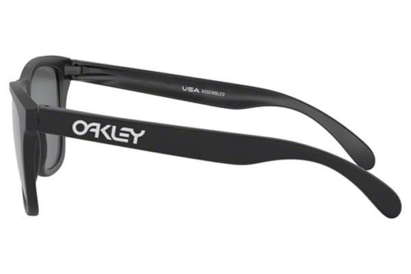 Sonnenbrille Oakley Frogskins OO9013-F7 PRIZM Polarized Quadratisch Schwarz