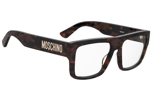 Brillen Moschino MOS637 086 Flat Top Havanna