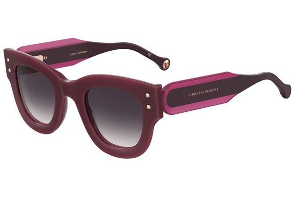 Sunglasses Carolina Herrera HER0222/S QHO/DG Quadratisch Rot