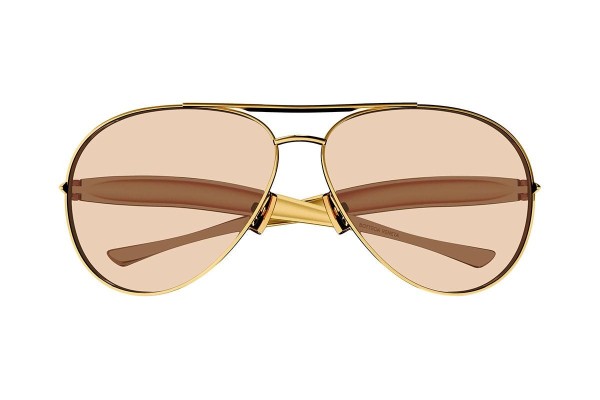 Sonnenbrille Bottega Veneta BV1305S 002 Pilot Gold