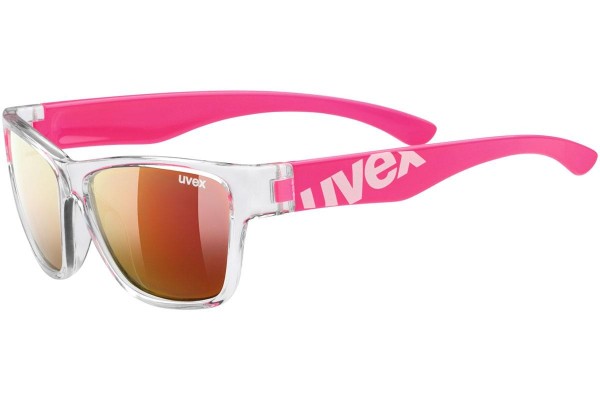 Sonnenbrille uvex sportstyle 508 Clear / Pink S3 Quadratisch Kristall