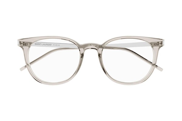 Glasses Saint Laurent SL683/F 003 Rund Beige