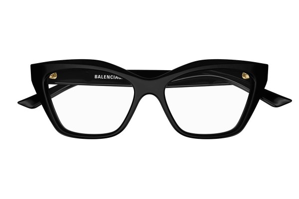 Brillen Balenciaga BB0342O 005 Cat Eye Schwarz