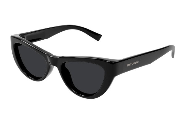 Sunglasses Saint Laurent SL676 001 Cat Eye Schwarz