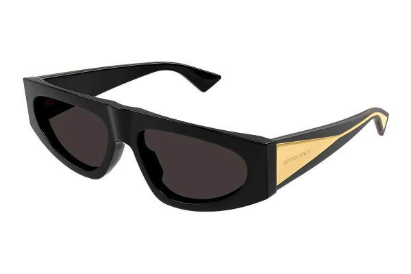 Sonnenbrille Bottega Veneta BV1277S 001 Quadratisch Schwarz