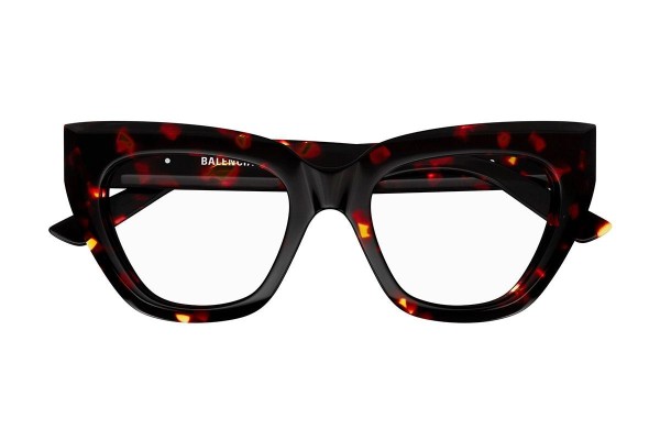 Glasses Balenciaga BB0238O 005 Cat Eye Havanna