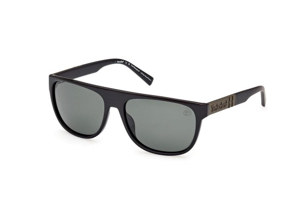 Sunglasses Timberland TB00004 01R Polarized Quadratisch Schwarz