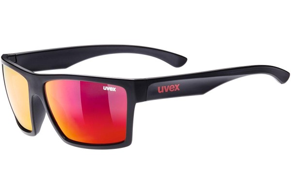 Sunglasses uvex lgl 29 Matte Black S3 Quadratisch Schwarz