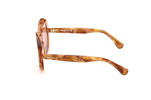 Sonnenbrille Max Mara MM0087 56E Rund Havanna