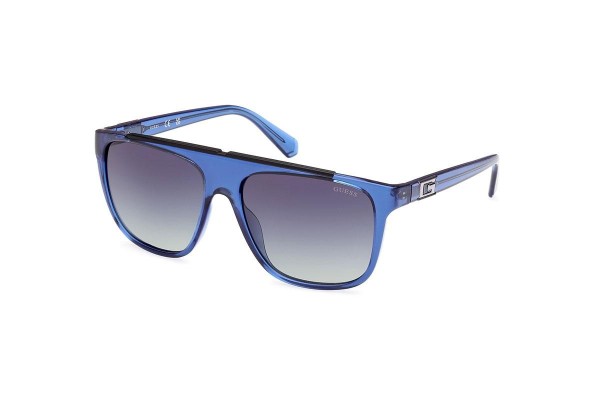 Sunglasses Guess GU00123 90W Quadratisch Blau