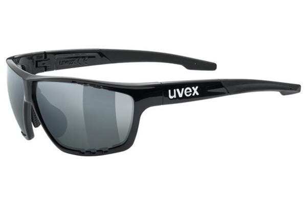 Sonnenbrille uvex sportstyle 706 Black S3 Rechteck Schwarz