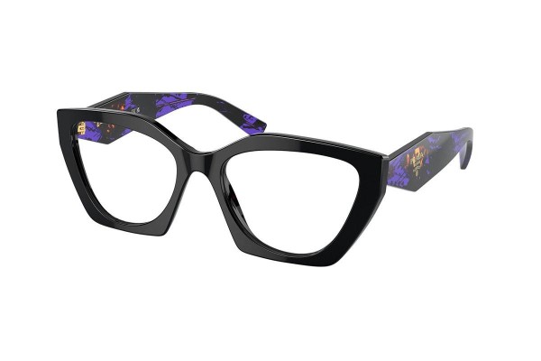 Glasses Prada PR09YV 19S1O1 Cat Eye Schwarz