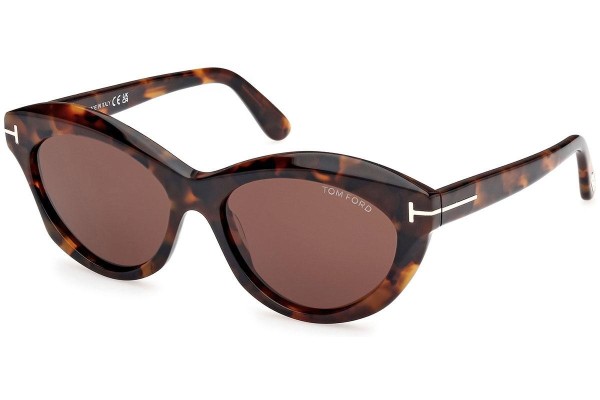 Sonnenbrille Tom Ford FT1111 52E Oval Havanna