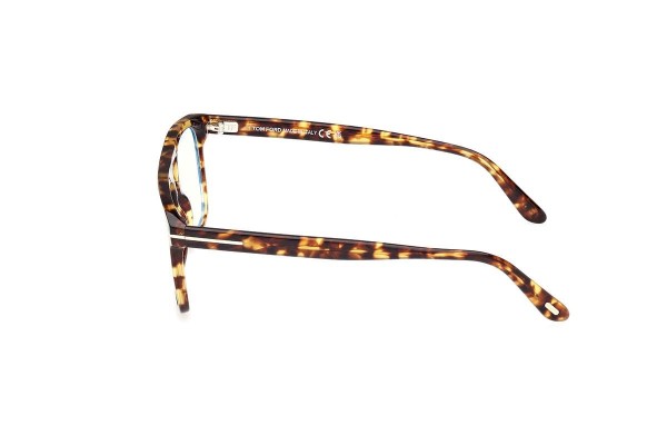 Glasses Tom Ford FT5942-B 053 Quadratisch Havanna