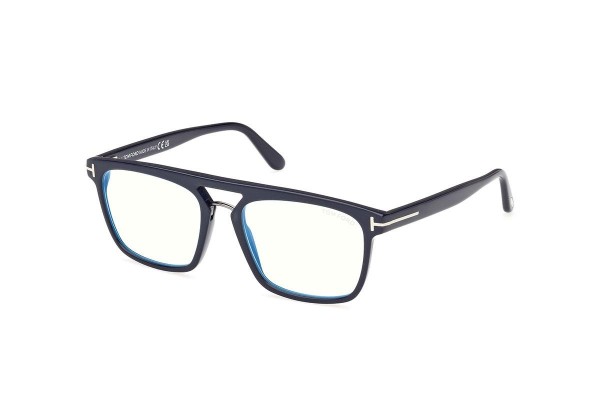 Glasses Tom Ford FT5942-B 090 Quadratisch Blau