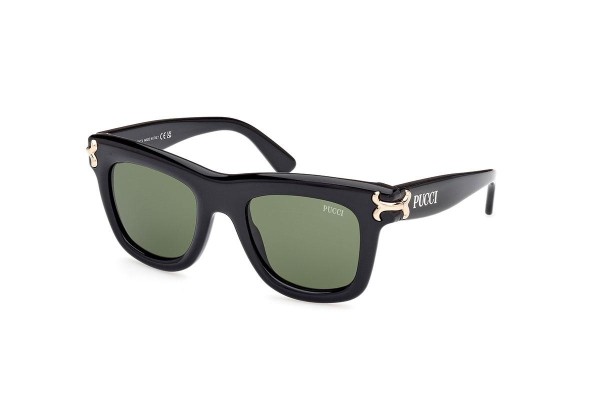 Sunglasses Emilio Pucci EP0222 01N Quadratisch Schwarz