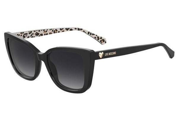 Sunglasses Love Moschino MOL073/S 7RM/9O Rechteck Schwarz