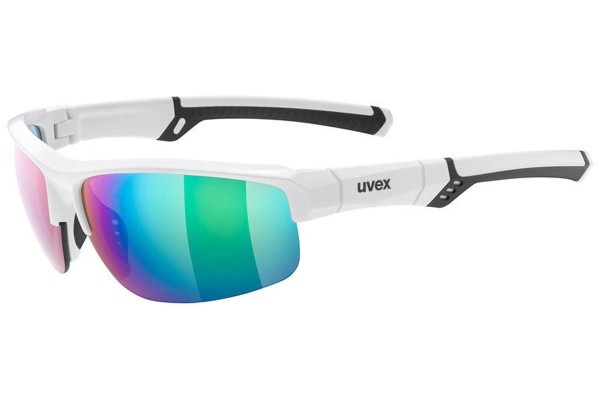 Sonnenbrille uvex sportstyle 226 White / Black S3 Rechteck Weiß