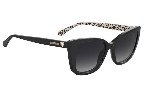 Sunglasses Love Moschino MOL073/S 7RM/9O Rechteck Schwarz