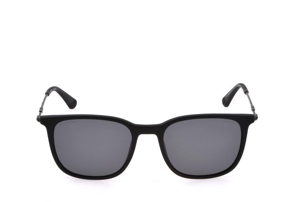 Sonnenbrille Police SPLL77 U28P Polarized Rechteck Schwarz