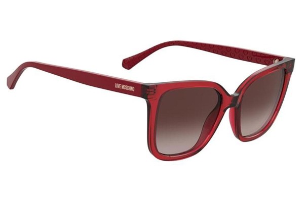 Sunglasses Love Moschino MOL077/S C9A/HA Rechteck Rot