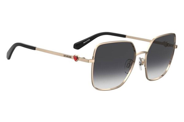 Sonnenbrille Love Moschino MOL075/S 000/9O Rechteck Gold