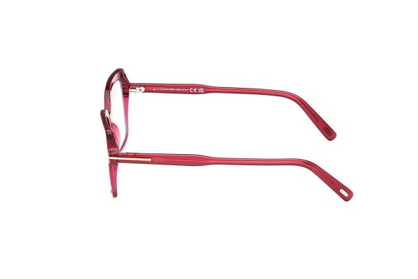 Glasses Tom Ford FT5947-B 075 Quadratisch Rosa