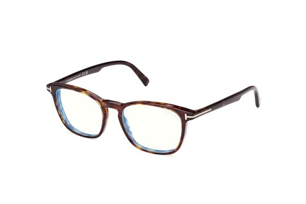 Glasses Tom Ford FT5960-B 052 Rechteck Havanna