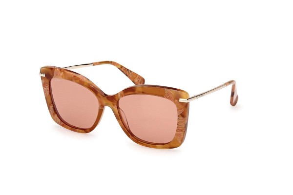 Sonnenbrille Max Mara MM0101 56E Rechteck Havanna