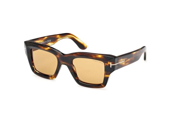 Sunglasses Tom Ford FT1154 52E Quadratisch Havanna