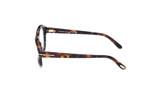 Glasses Tom Ford FT5962-B 052 Rund Havanna