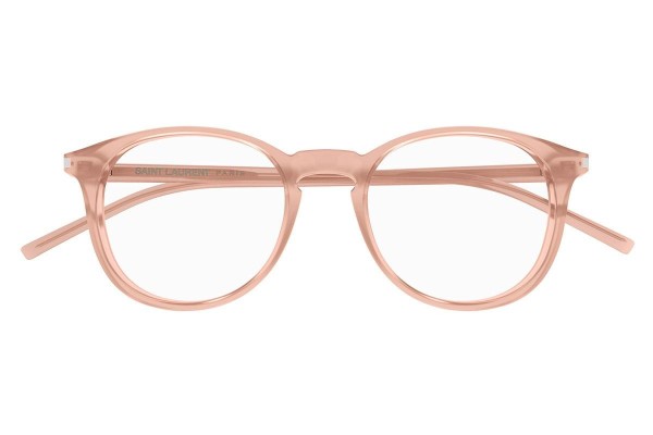 Glasses Saint Laurent SL106 017 Rund Orange