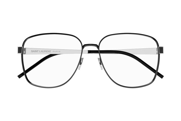 Glasses Saint Laurent SLM134 001 Rund Schwarz